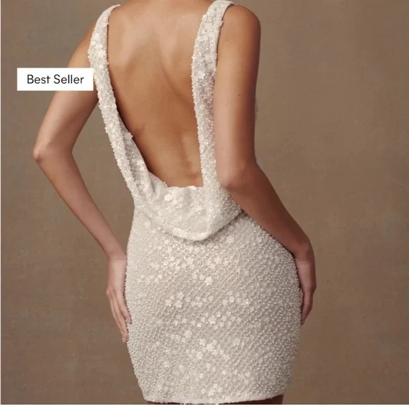 NWT Meshki Louanne Gradient Sequin Mini Dress - Picture 3 of 9